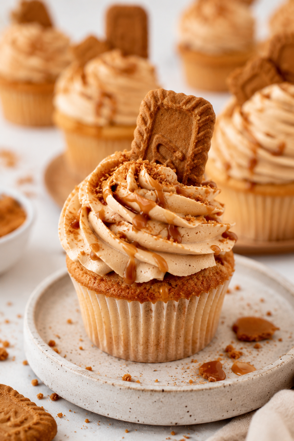 Biscoff Bliss Cupcakes