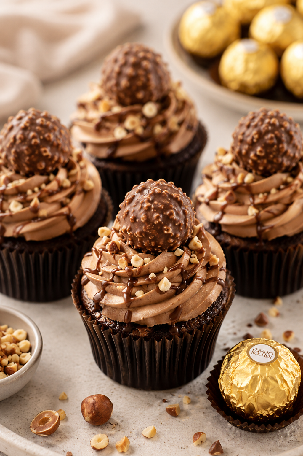 Ferrero Fantasy Cupcakes